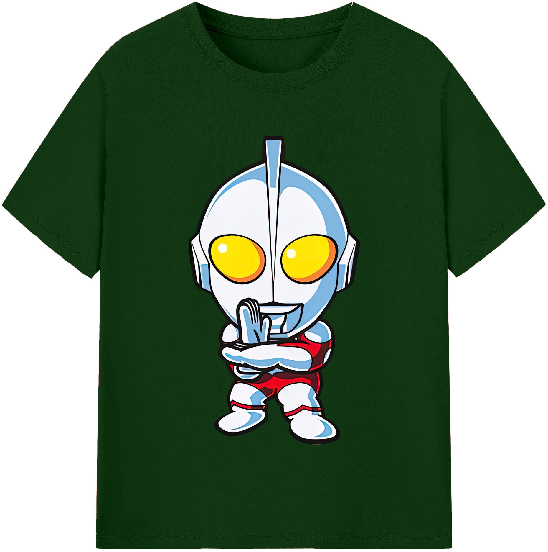 （画像用） ウルトラマン Ultraman 綿100％半袖Tシャツ（フロントプリント）